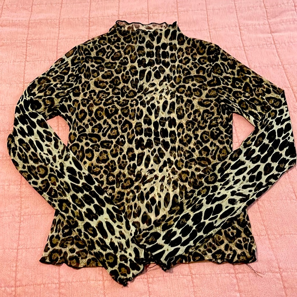 Forever 21 from 2015 knit see through mesh top